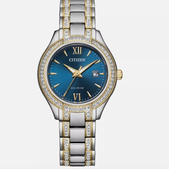 Citizen Diamond Two Tone Gold 30mm Watch